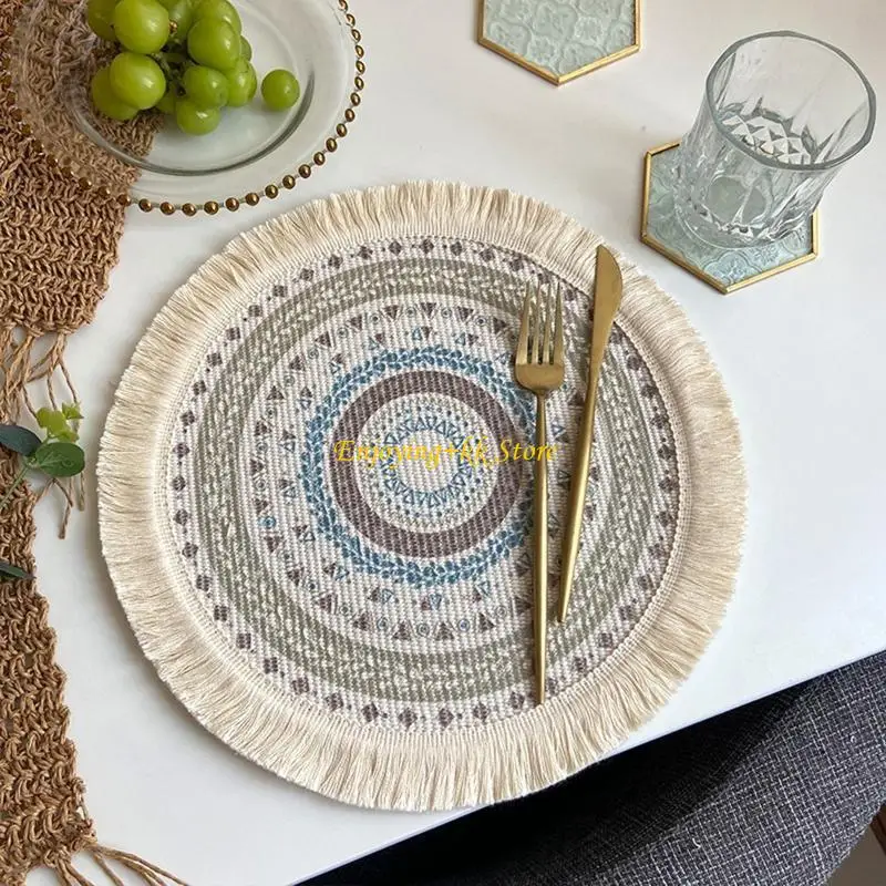 

Q1JB Table Mats Изоляционные колодки помещают коврики дома, украшение стола, 6 стилей, чтобы выбрать