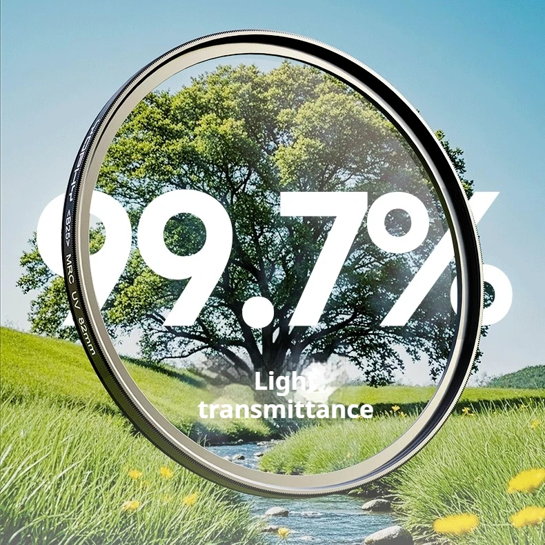 

99% High-Transparency Explosion-Proof UV Protection Filter 49 58 67 77 82mm Universal Camera Filter