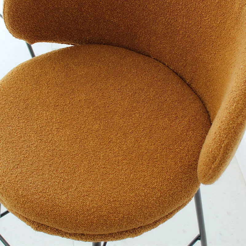 Sillas de Bar nórdicas de diseño de terciopelo, comedor, mostrador alto, moderno, tocador de oficina
