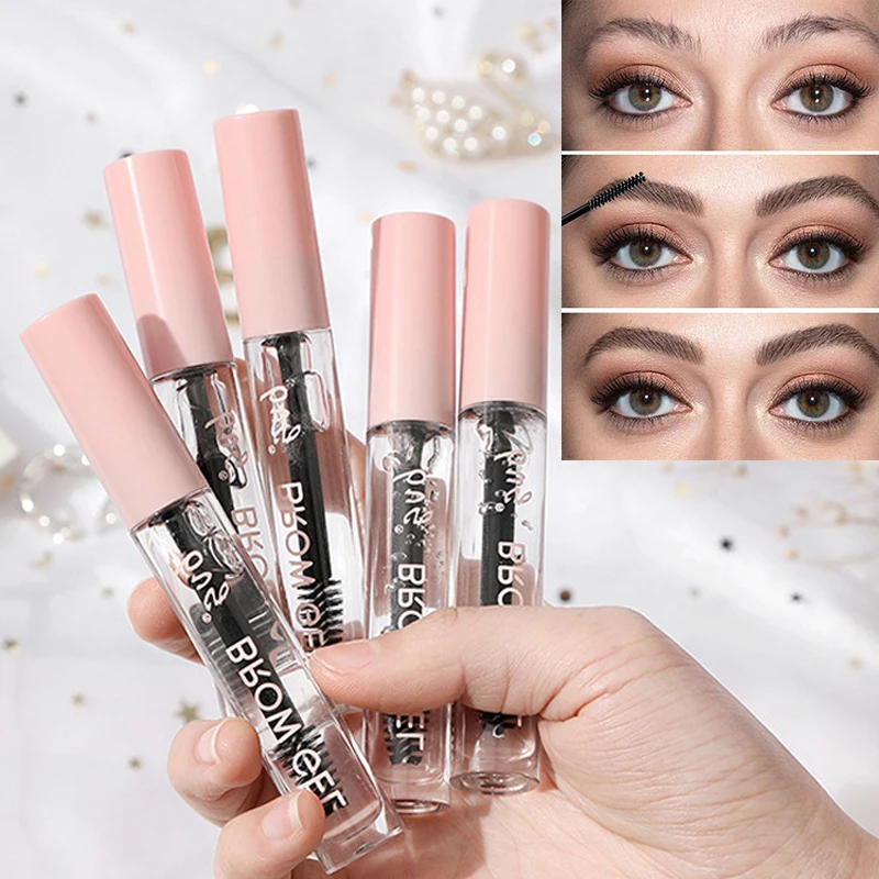 【2 opakowania】Krem do stylizacji brwi Wodoodporny i odporny na pot Długotrwały i odporny na makijaż Przezroczysty żel do brwi