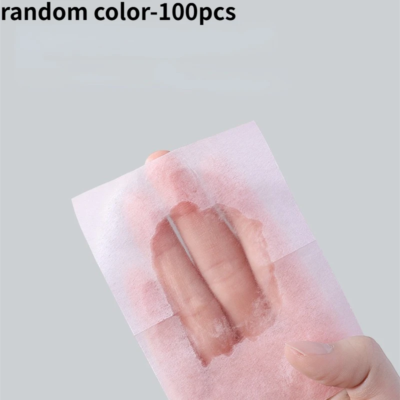 100pcs/bag Facial Refreshing Oil Removal Portable Extraction Plant Fragrance Oil Absorbing Paper Physical Tool