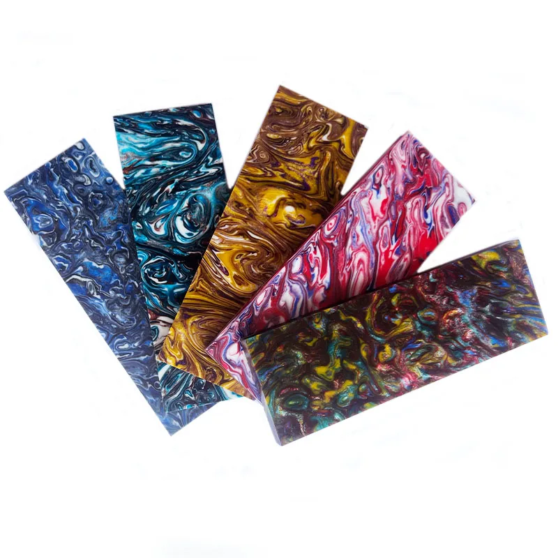 2pieces C-Tek Material for DIY Knife Handle Making Plate Resin Compound Material Slingshot Handle Material 120x40x30mm