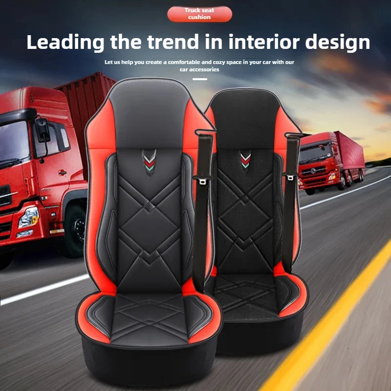 

Truck Lorry Bus Big Auto Seat Cover Cushion Ieatehr Mat for KAMAZ SCANIA IVECO ISUZU Volvo MAN Renault DAF Hino TATRA SANY Benz