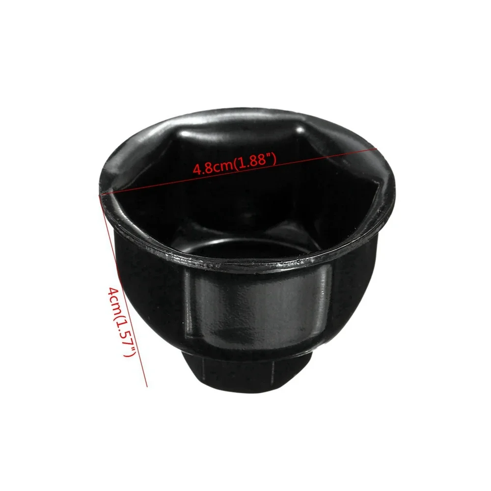 Imagem -02 - Chave Preta do Filtro de Óleo do Carro Tampa da Movimentação do Soquete Bmw Mini Cooper Volvo Audi 27 mm 32 mm 36 mm