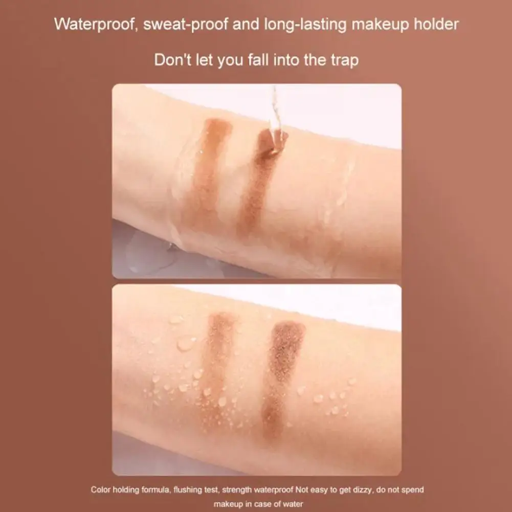 Two-Color Eyebrow Powder Is Waterproof Sweat Resistant And Not Easy to Stun Eyebrow Dye Eyebrow Brush Makeup Holding Cosmetic