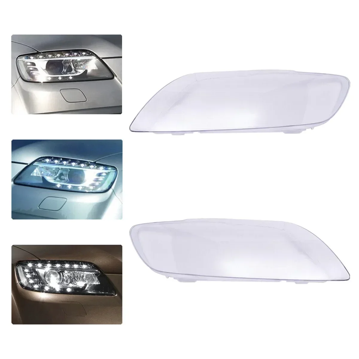 For Audi Q7 2006 2007 2008 2009 2010-2015 Car Front Headlight Cover Accessories External Head Lamp Light Covers Lens Shell Parts - Image 2