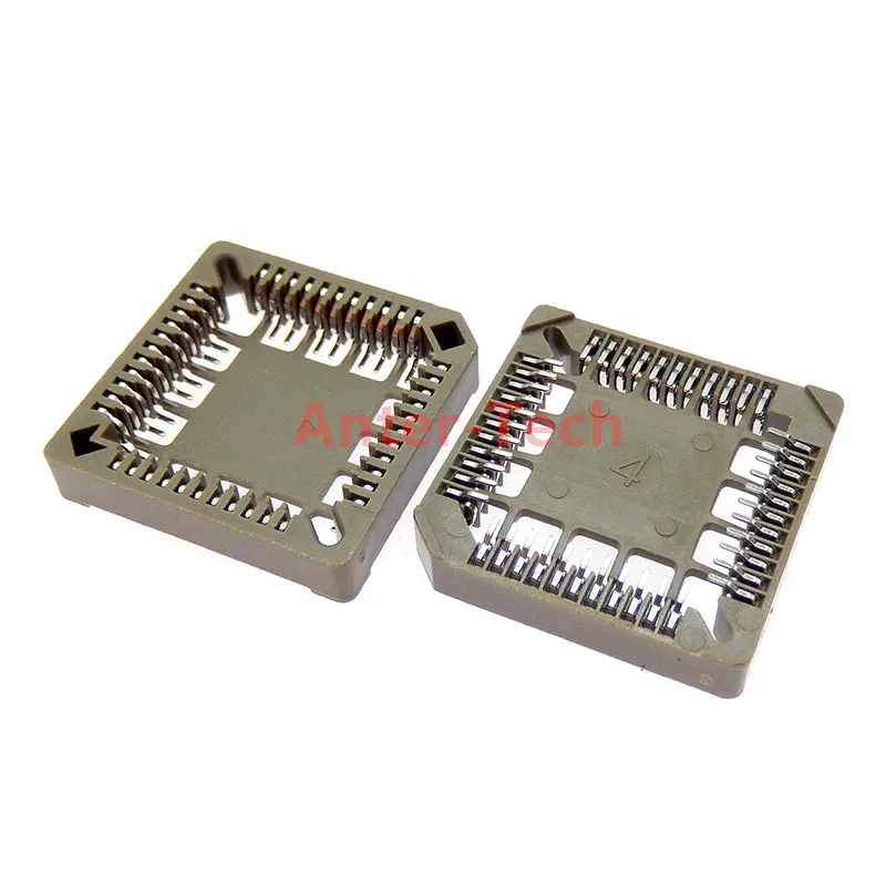 5PCS PLCC44-SMD IC Socket , PLCC44 Socket adapter , 44 Pin PLCC PLCC-44 Converter