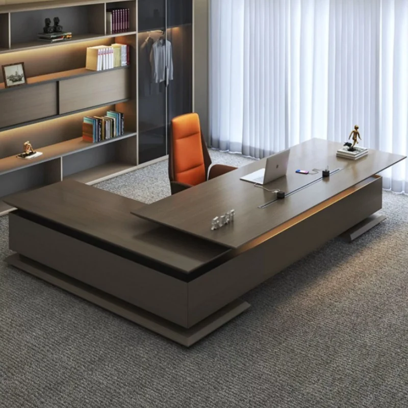 Cabinet Designer Office Desk Wood Improvement Modern Items Office Desk Executive Reception Escrivaninha Para Quarto Furniture