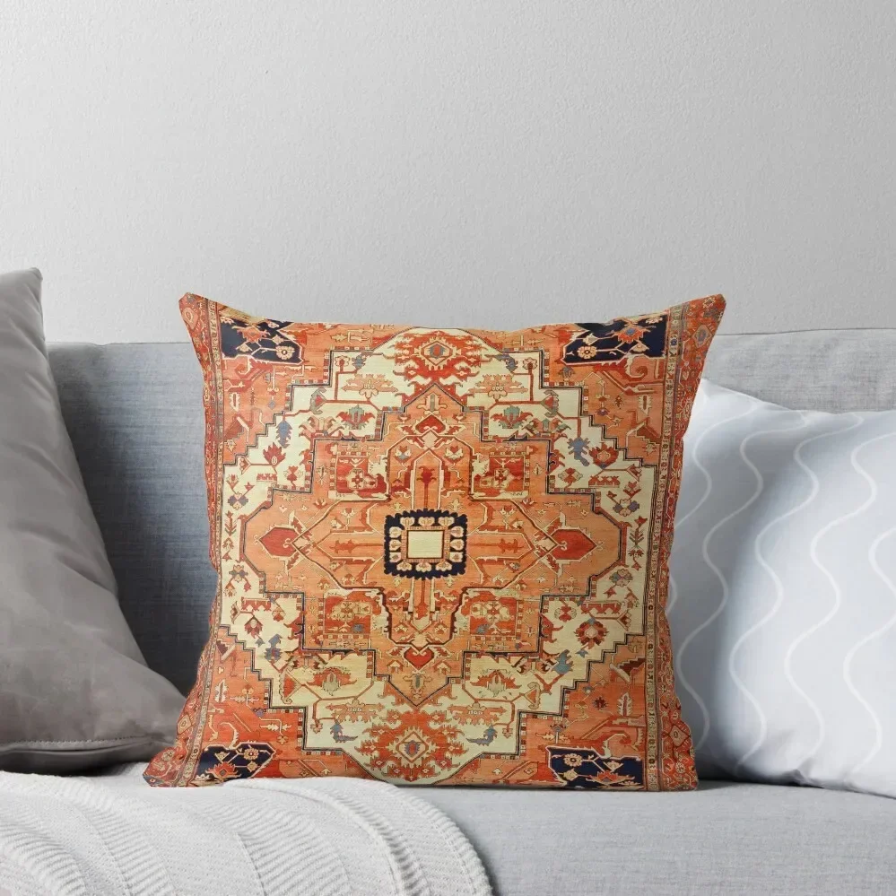 

Heriz Floral Vintage Persian Carpet Print Throw Pillow christmas supplies Embroidered Cushion Cover Luxury Pillow Case pillow