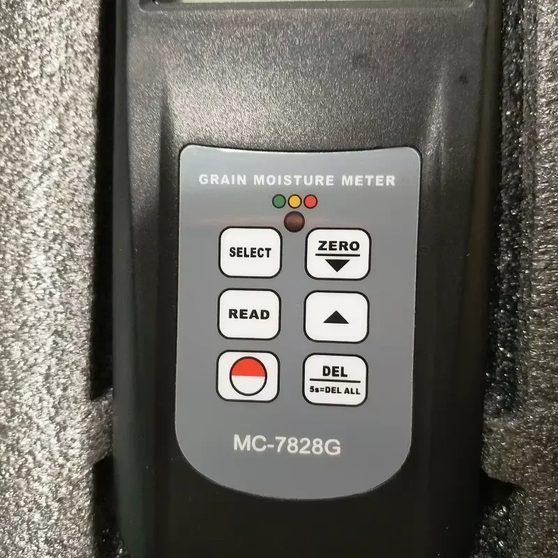 MC-7828G High Accuracy Resistive Hygrometer Grain Moisture Meter with LCD Display ABS Material for Grains Crops 1-Year