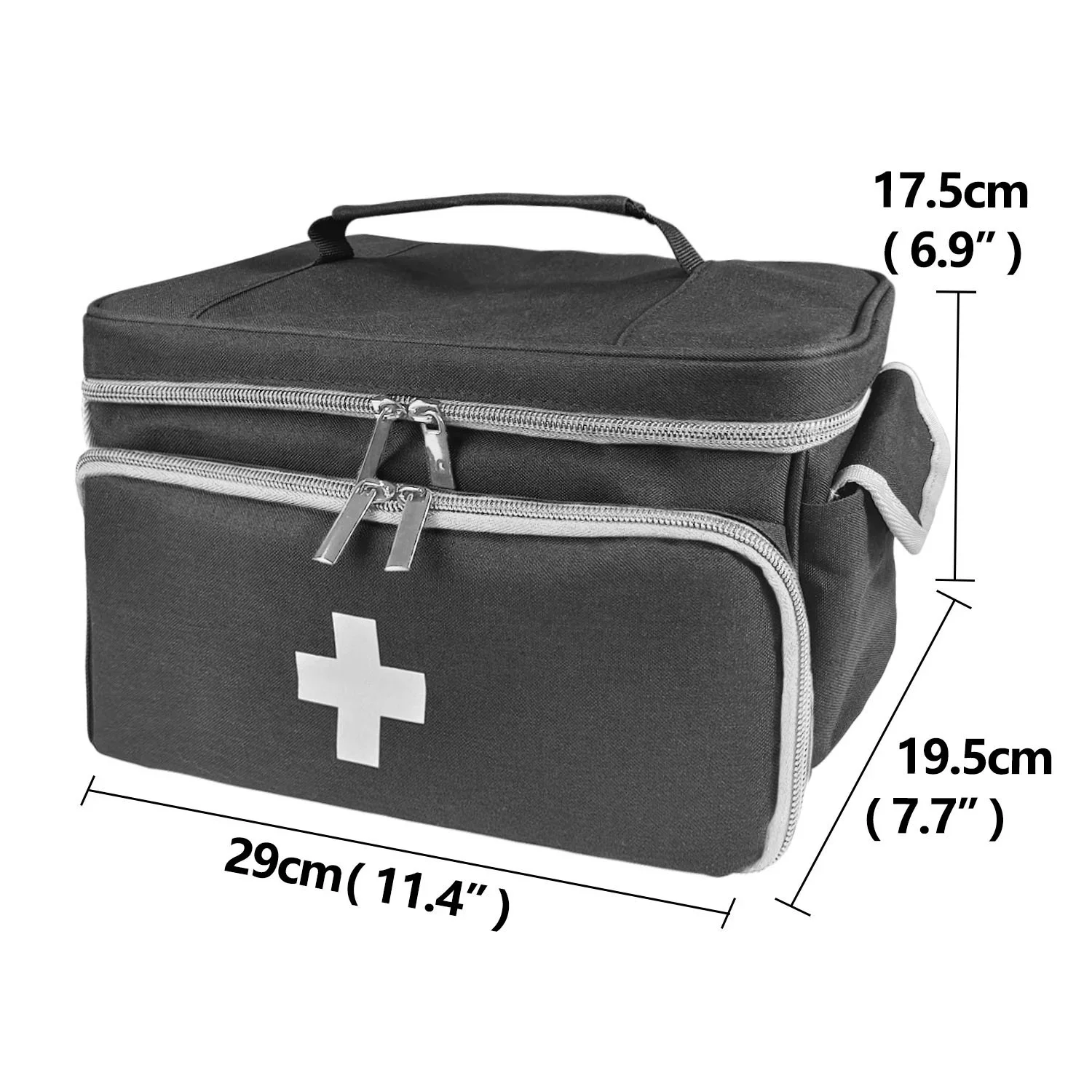 Travel First Aid Kit Bag for Home Medical Carry Bag Multifunctional Storage Organizer Layered Medicine Boxes Medicine Cabinet