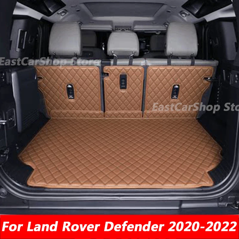 

For Land Rover Defender 110 90 Car Rear Trunk Mat Cargo Boot Liner Tray Rear Boot Luggage Decoration Accessories Cover 2020-2022