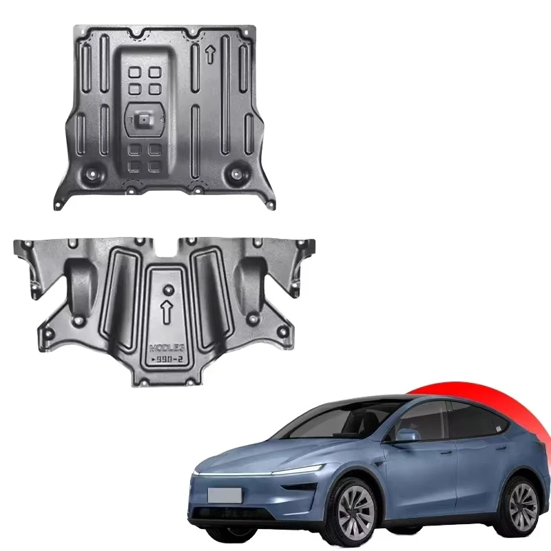 Aluminium Underbody Battery Shield Skid Plate Motor Guard Protection For Tesla Model 3 Model Y Model3 ModelY