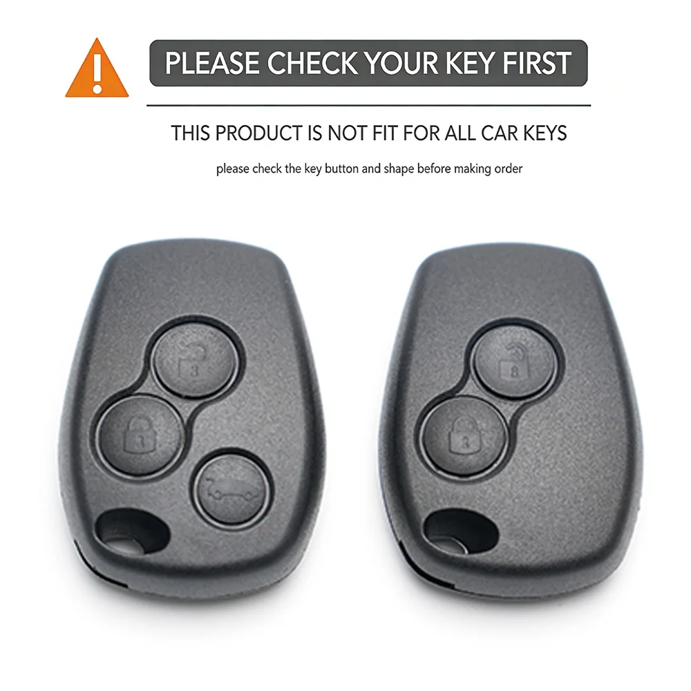 Silicone Car Remote Key Case Cap Cover Shell Fob for Renault Trafic Clio Duster Logan Dacia Sandero for Nissan Terrano Almera