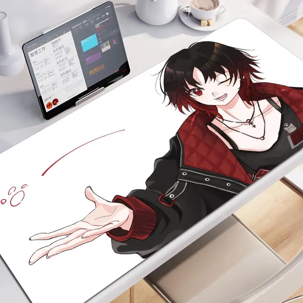 New VSPO Mouse Pad VTuber Virtual YouTuber Kisaragi Ren Mousepad Computer Keyboard XXL Pad Anime Pc Gaming Accessories Desk Mat