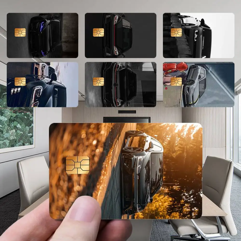 

G-Golf G-GTI C-Car Card Stickers New Cartoon Card Debit Bank Charge Card Bus Metro Waterproof Sticker Decal Decoration