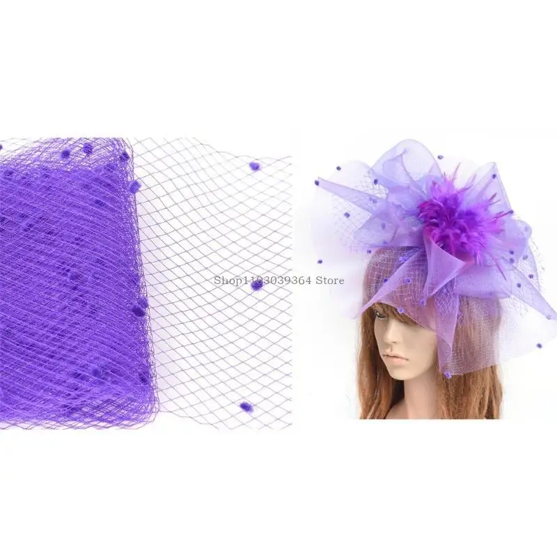 Lưới mềm lưới cắt lưới cho trang trí mũ fascinator, 40 inch
