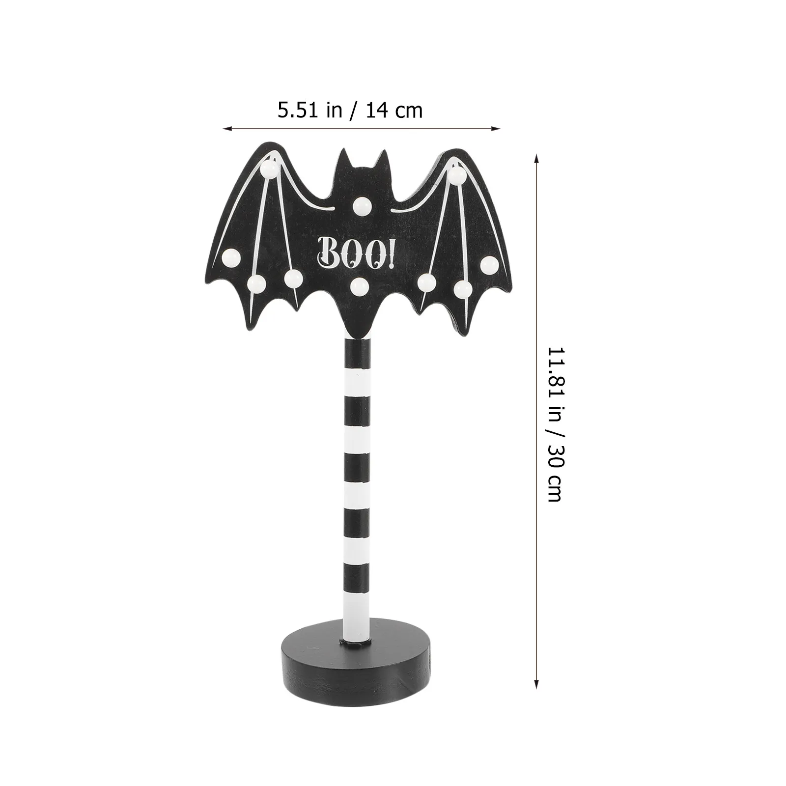 Wooden Halloween Ghost LED Night Light Tabletop Lamp for Bedroom Party Home Bar Store Decorative Festival Atmosphere Light