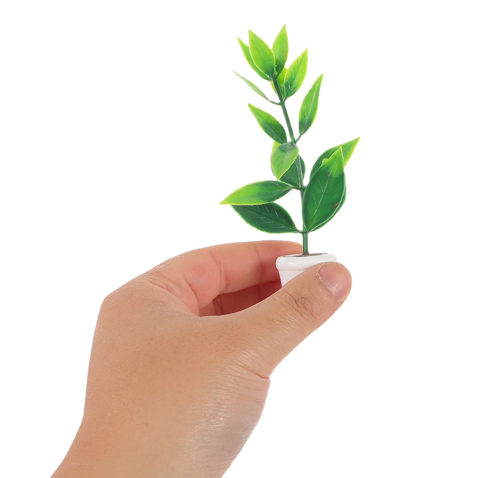 

3Pcs Miniature Potted Plants Dollhouse Accessories Artificial Green Bonsai Micro Landscape Succulent Garden Ornaments