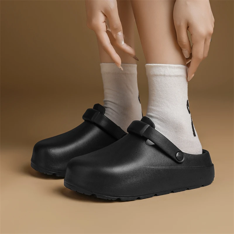 Sandalen Damen 2025, Sommer, neue Baotou-Hausschuhe, rutschfeste, leichte Strandschuhe – Detail 17