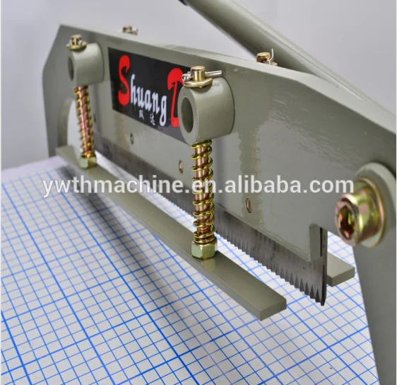 Manual Zig Zag Blade Swatch Cutting Machine 30cm
