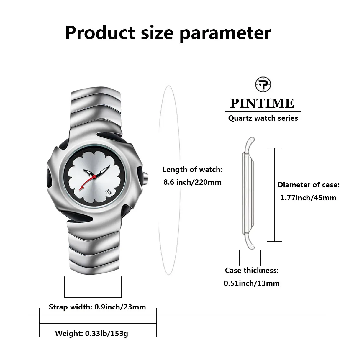 Classic Blade Unique Shape Quartz Watch Mens Creative Unique Style Fashion Business Sports Men Watch AAA Clock Mens Wristwatch