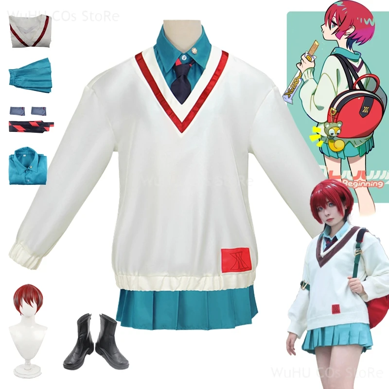 

Anime GQuuuuuuX Of Gundanm Amate Yuzuriha Cosplay Costume School Uniform Hoodies Skirt Wig Shoes Woman Kawaii Campus Suit