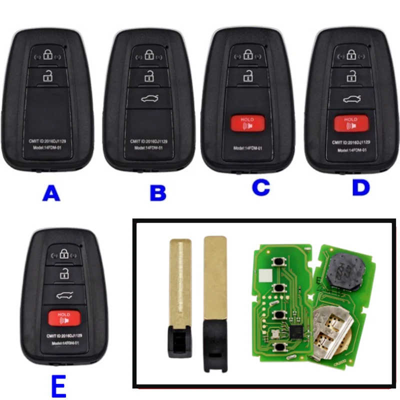 Global Xhorse VVDI XM38 Smart Key XSTO01EN XSTO01EN Remote Key 8A 4D 4A BA Chip for Toyota Lexus Updated Version Support 312-433