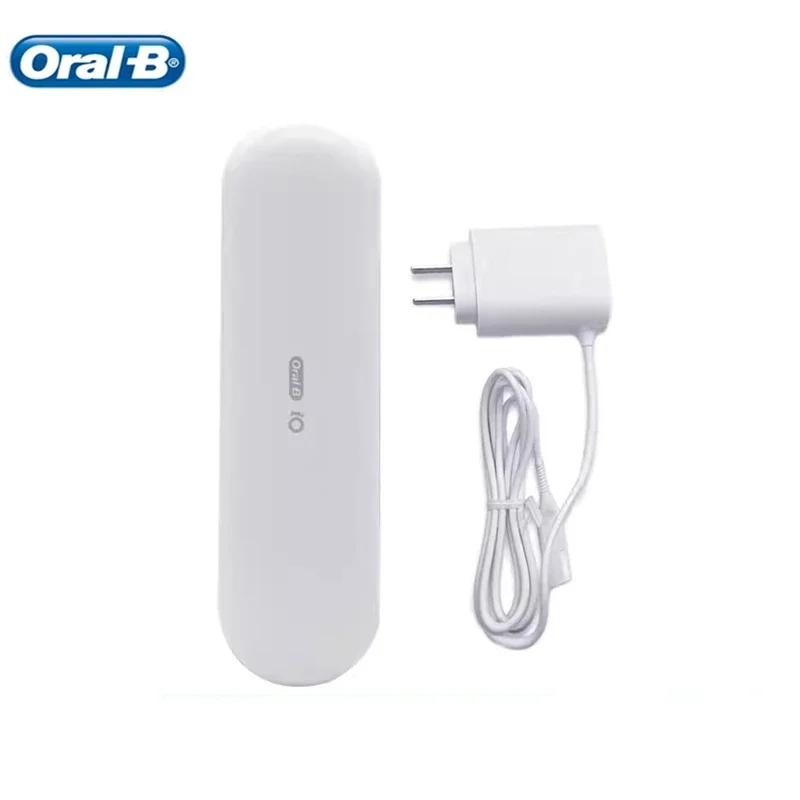 Oral-B-caja de viaje de carga Original para cepillo de dientes eléctrico Oral B iO 7/8/9, estuche de carga portátil