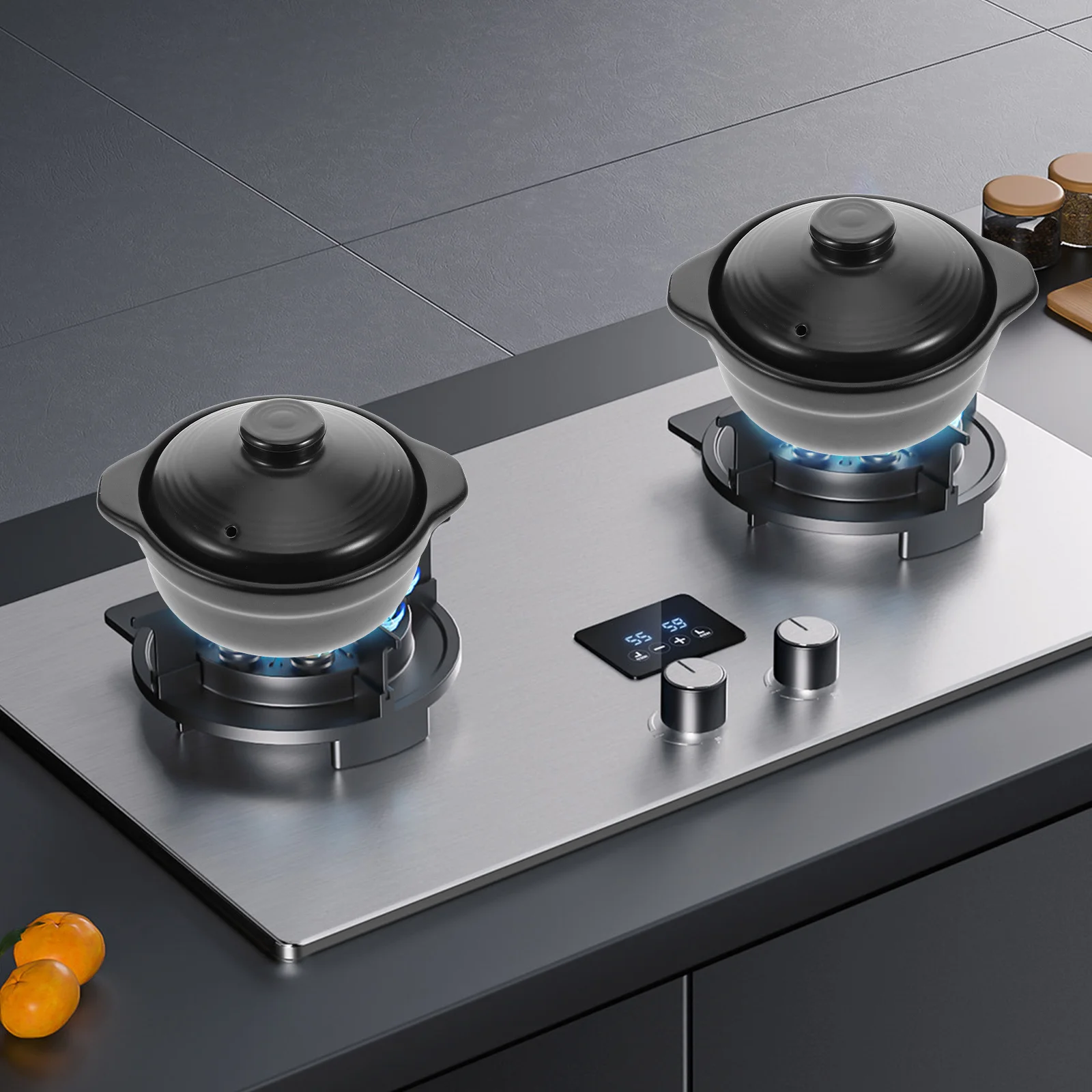 

Multi-Functional Ceramic Casserole Pot Even Heat Distribution Strong Heat Storage for Delicious Cooking Kitchen Cooking Pot