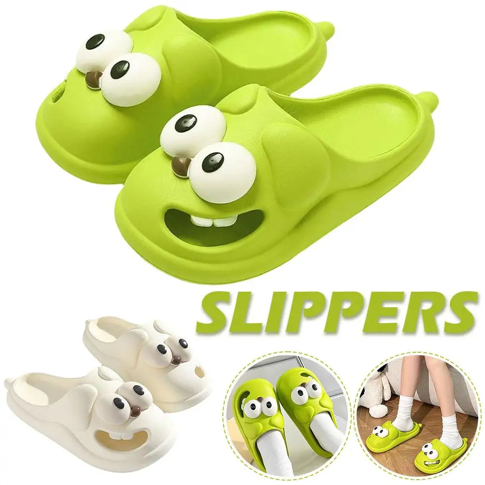 2024 New Hole Shoes For Outdoor Wear Closed-Toe Slippers Women\'s Cute Cartoon Sandals Home Non-Slip Summer Indoor Women\'s Summer