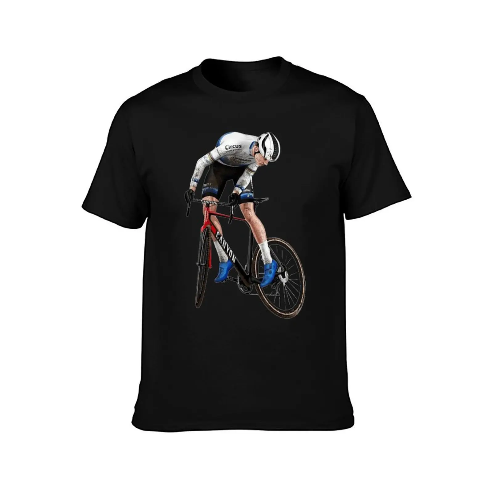 Mathieu Van Der Poel cyclist T-Shirt vintage graphic tee shirts graphic tees plain t shirts men