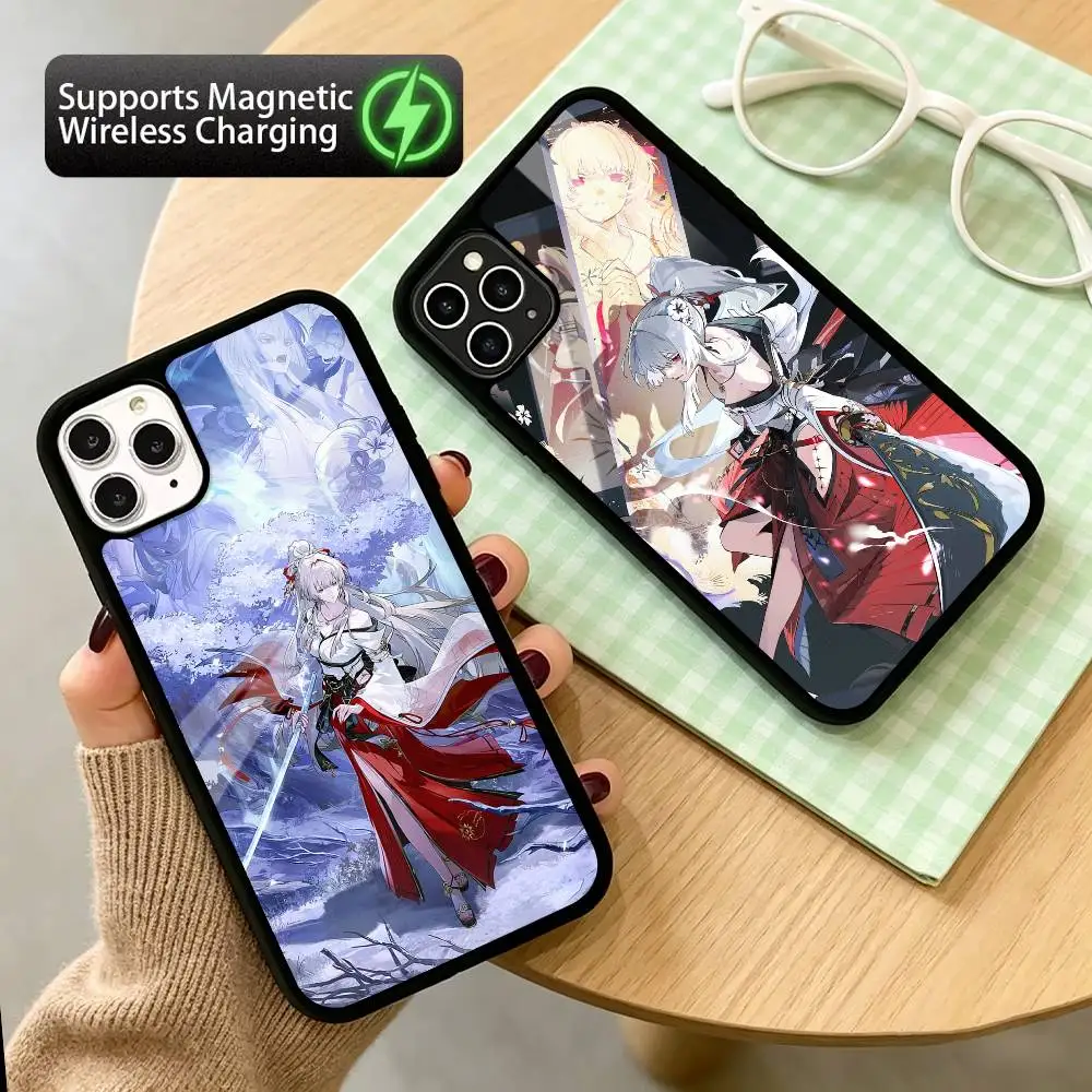 

H-Hiyuki Wuthering Waves Phone Case For iPhone17,16,15,14,13,12,11 Plus,Pro Compatible with magnetic wireless charging