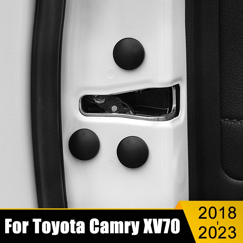 

Car Door Screws Protection Cover Caps Hat 12pcs For Toyota Camry 70 XV70 2018-2021 2022 2023 Anti Rust Waterproof Retrofitting