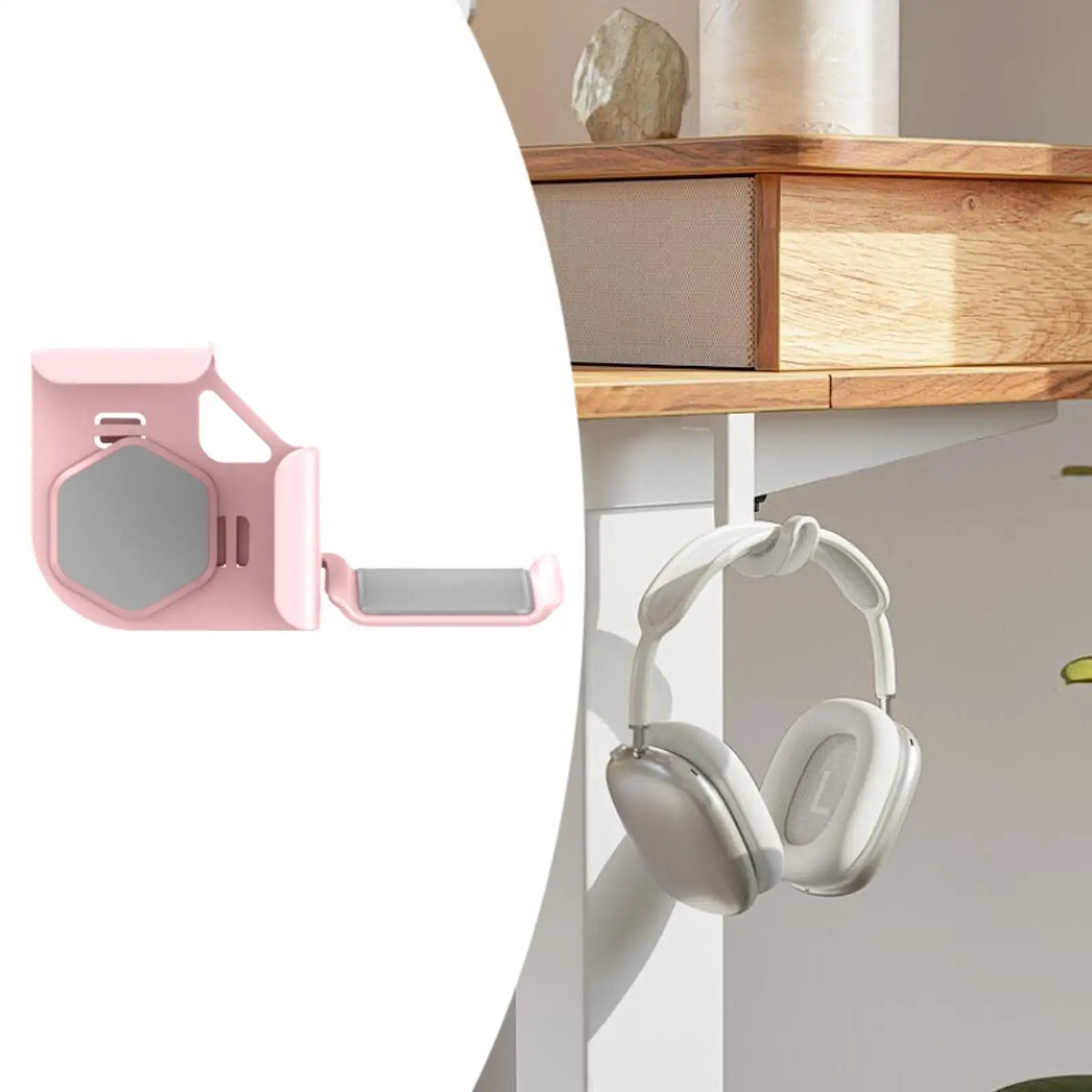 

Headphone Hanger Storage Display Headset Holder Mount Organizer for Home Cables Office DJ