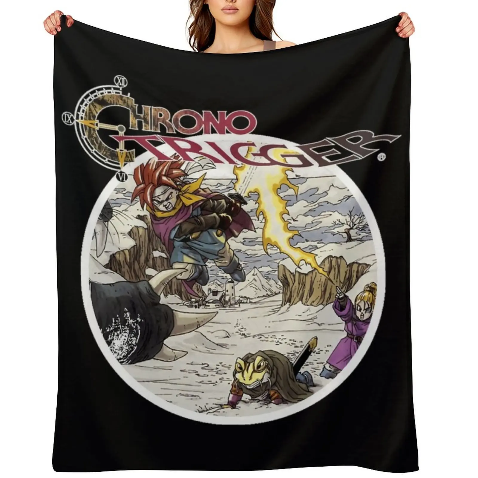 

Chrono Trigger \t Throw Blanket Weighted Tourist Bed linens Giant Sofa Blankets