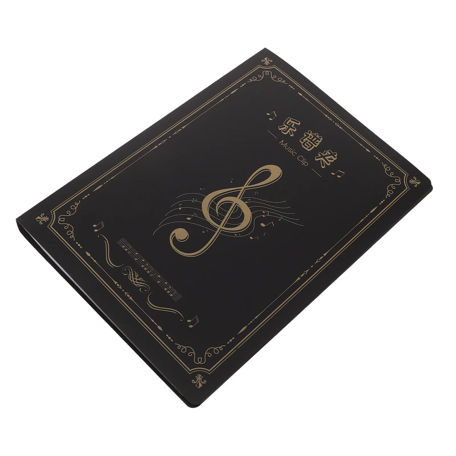 

Detachable Fold Sheet Music Folder 50-Page Piano Holder Clip Music Sheet Storage Case for Performance Use Book Page Holder