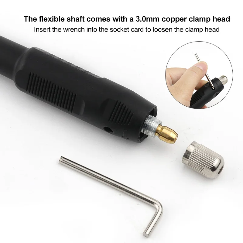 18x1.5MM Dremel tool Rotary Grinder Tool Flexible Flex Shaft Dremel Foredom rotary tool accessories flex shaft + universal chuck