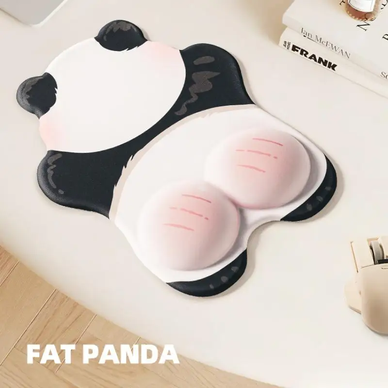 

Kawaii Panda Mouse Pad High-End Wrist Pad Cute Office Desktop Silicone Wrist Rest For Mouse Suitable For Offices Dormitories