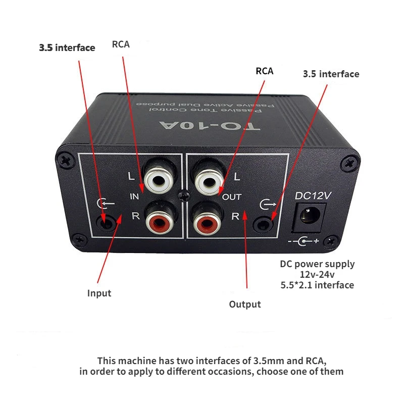 NE5532 Audio Signal Preamplifier, Passive Tone Control, Stereo Música Heaphone, Amplificador Board, Treble Bass Volume Control