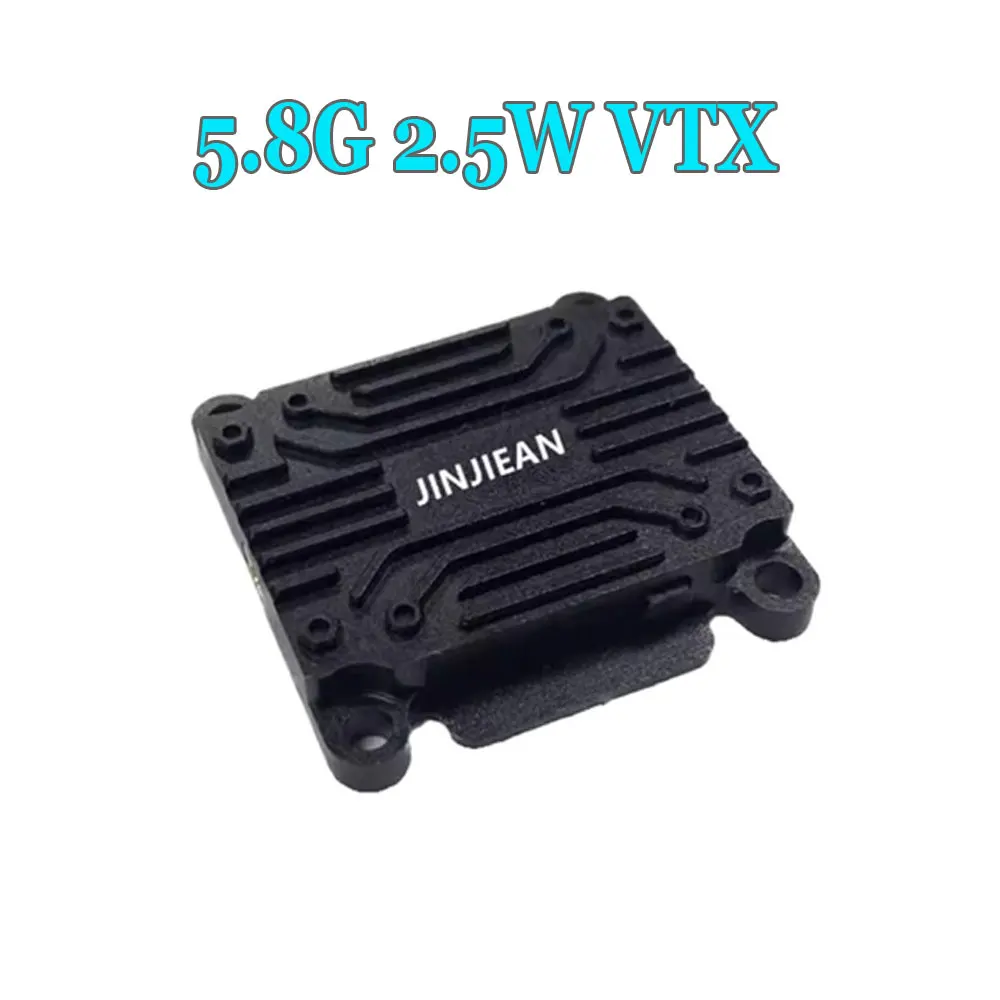 

JINJIEAN 5,8G 2,5 W 48CH VTX MMCX Питер/25mW/400mW/800mW/1500mW/2500 передатчик mW FPV для радиоуправляемого дрона летательного аппарата большого радиуса действия