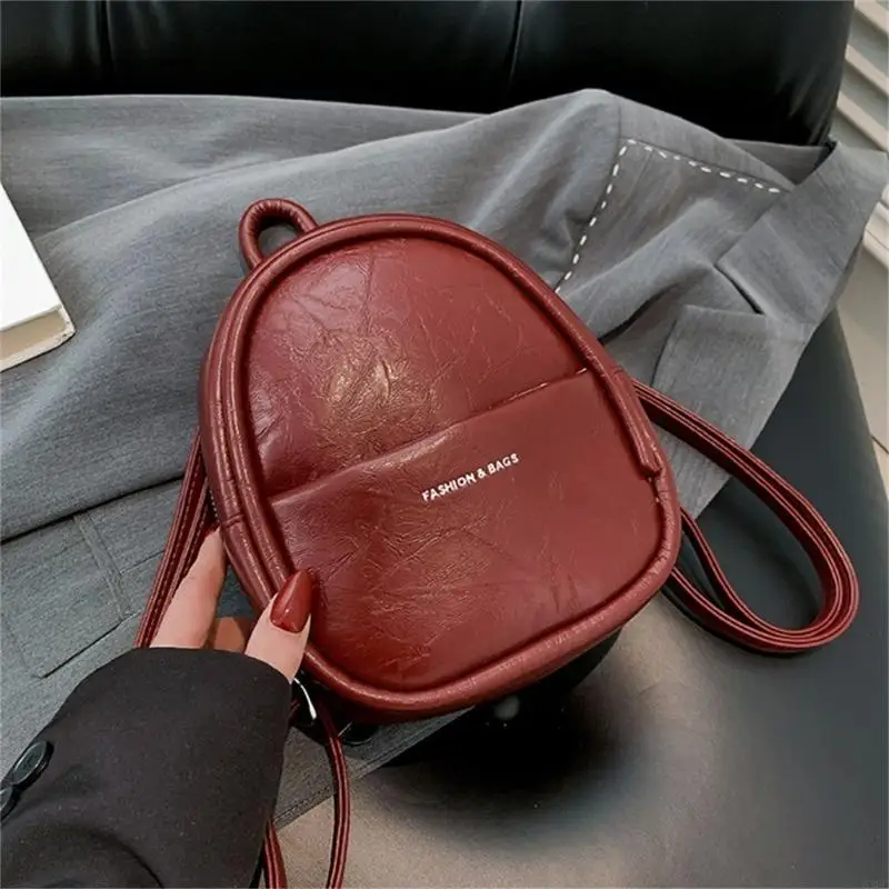 Borsa tracolla doppio cinturino in pelle PU da 63HC PU in pelle PU