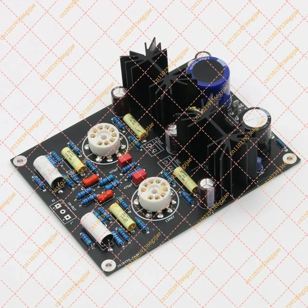 12AX7 ECC83 Tube MM RIAA Phono Preamp Board for Turntable, M65 Shure Style Kit