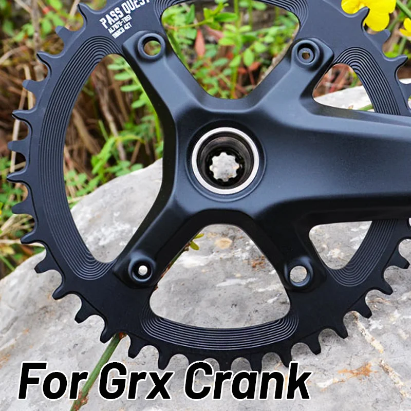 

110 Bcd 4 Arm Chainring 110bcd Oval Single Crown Narrow Wide For Grx Chainring 1x Rx810 Rx600 Crown 36 38t 40 42 44t 50 52 Teeth