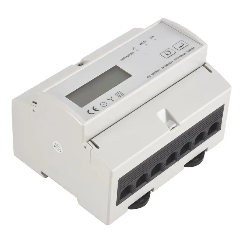 Medidor de energia trifásico a72z, kwh, monitor de energia, wattímetro, aplicativo tuya, interruptor remoto liga/desliga, 3x110/190v, 230/400vac