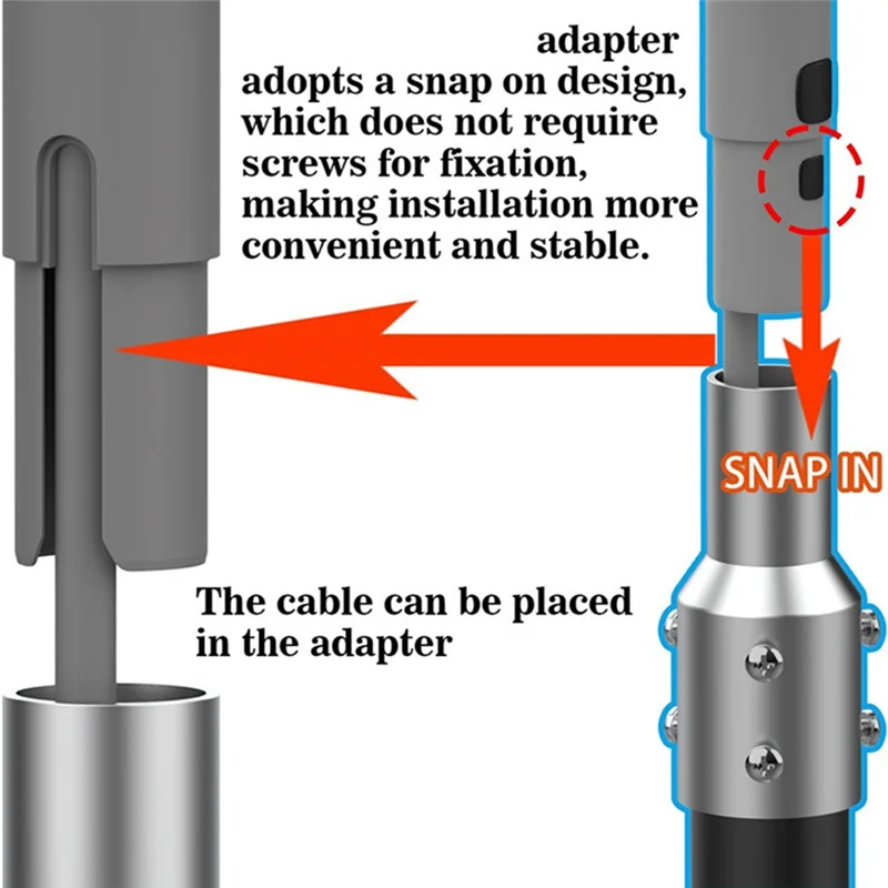 A74K-For Starlink Pipe Adapter Mount,For Starlink V2 Dish,Mast Reducer Joint 2.0 Inch Pipe Adapter,For TV Mast