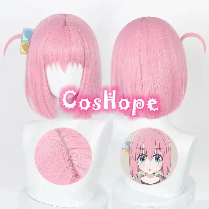 2025 Hitori Gotoh 80 см прямой розовый парик аниме косплей термостойкие синтетические парики