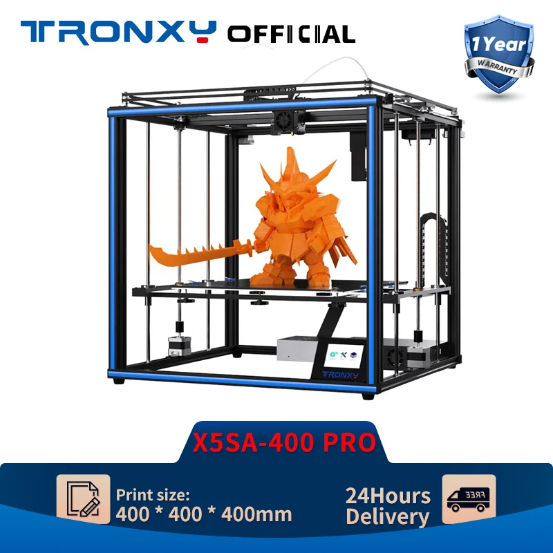 tronxy X5SA 400 Pro 3D Printer Large Build Size 400x400x400mm 3d Printer diy Kit Fast Speed Full-set Printers Kits impresora 3d