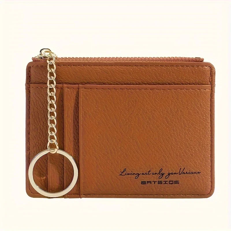 Mini Minimalist Solid Color Wallet, Clutch Credit Card Holder With Card Slots, Women\'s Wallet