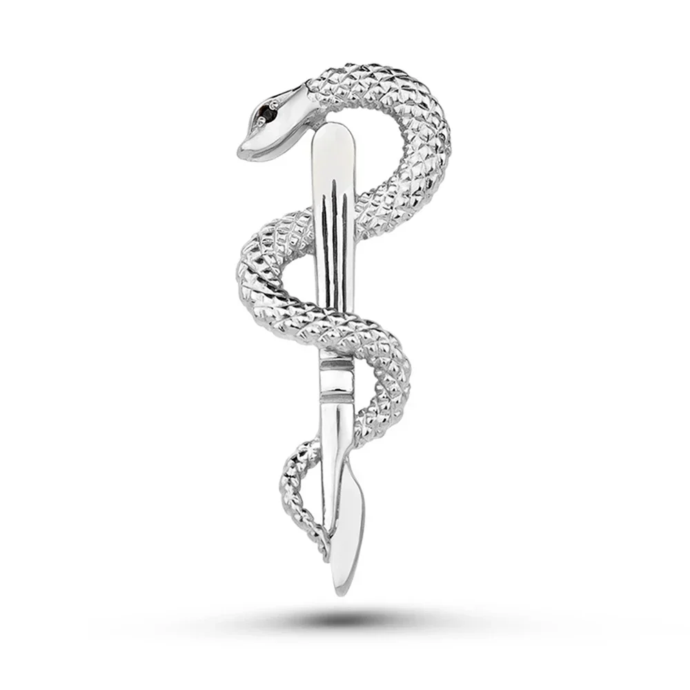 DCARZZ Medical Caduceus Brooch Pins Set  Doctor Nurse Lapel Backpack Badges Medicine Psychology Surgery Jewelry Gifts